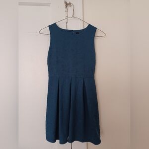 Sleeveless Blue Dress